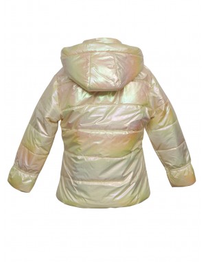 Girls Jacket Quilted Rainbow